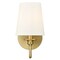 Z-Lite Gianna Wall Sconce, 1-Light, 5.5 In.W x 7.75 In.L x 10.25 In.H, Modern Gold/White 7509-1S-MGLD - alternate 2